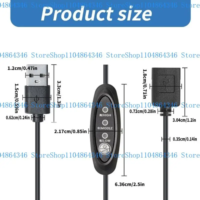 5ASD USB Speed ​​Controller สวิตช์อิเล็กทรอนิกส์ตัวควบคุมอิเล็กทรอนิกส์ 3