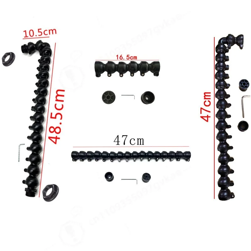 Black 47cm Flexible Stand for Car Dent Removal Lamp Gooseneck Pipe for Car Dent Removal Light Good for DIY Lamp Stand