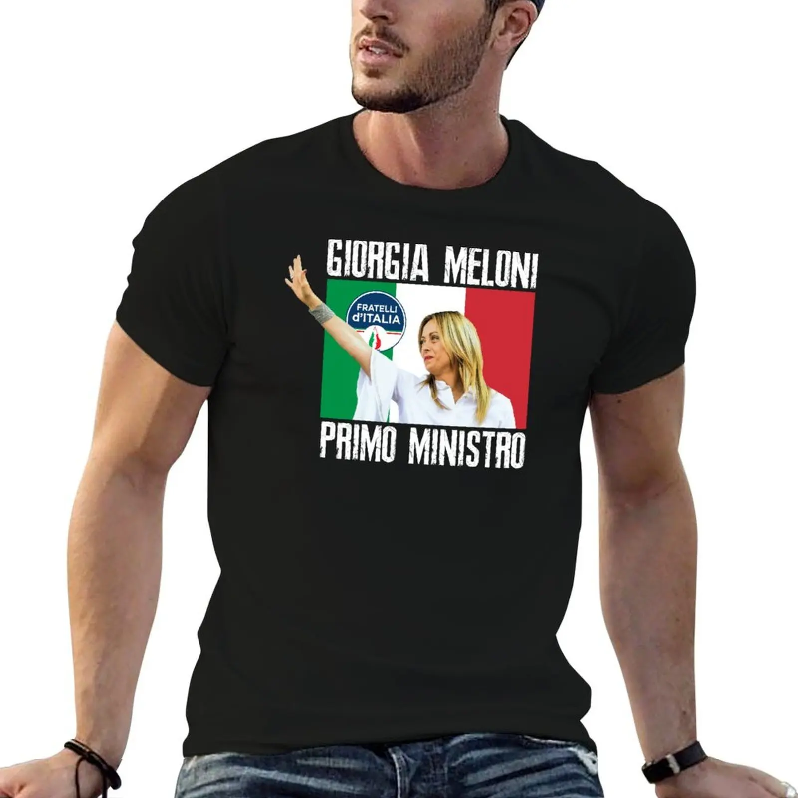 

Giorgia Meloni for Italy Prime Minister T-Shirt funny t shirts dark humor men t shirt cotton 100% cotton t shirt man T-Shirt