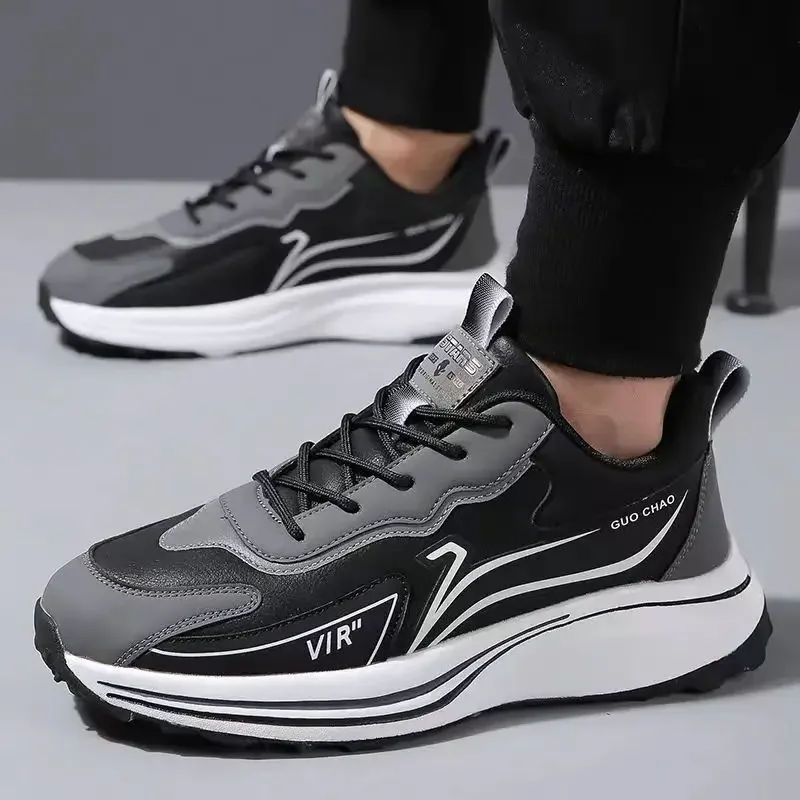 Luxury 2024 New Spring and Autumn Versatile Breathable Casual Shoes Men's Lightweight and Comfortable Sports Board Shoes