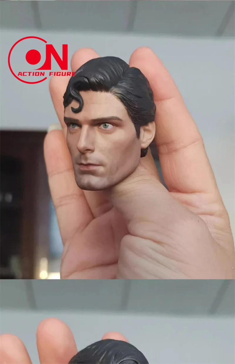 1/6 Schaal Christopher Reeve Head Sculpt Carving Model voor 12" Mannelijke Soldaat Action Figure Body Dolls