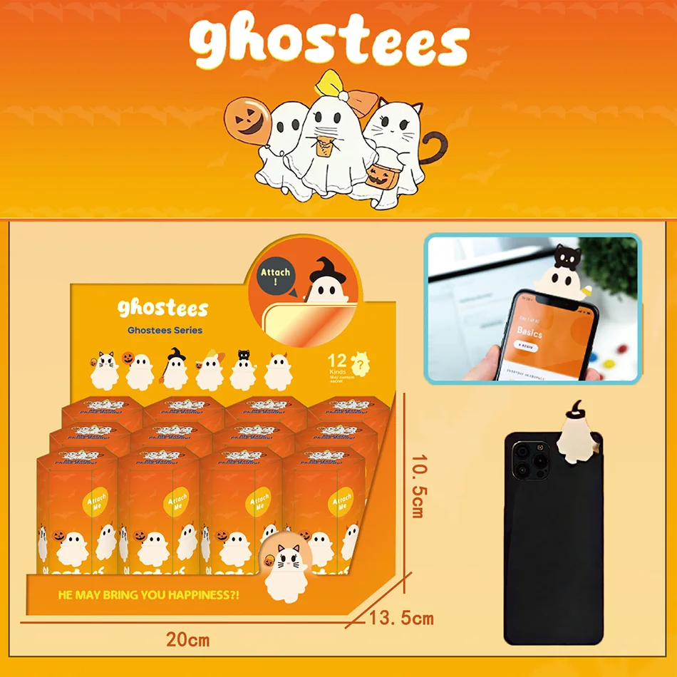 Random Sunny Angel Halloween Ghost Series Blind Box Series Trendy Play Handmade Desktop Ornament Creative Gift Doll