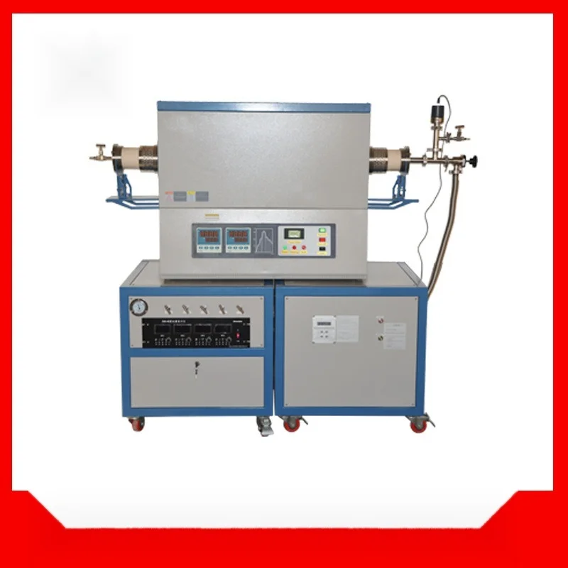 

1400 ℃ Four Channel Dual Temperature Zone High Vacuum CVD Equipment/Rapid Annealing Tube Furnace Set - Customized/Manufactured