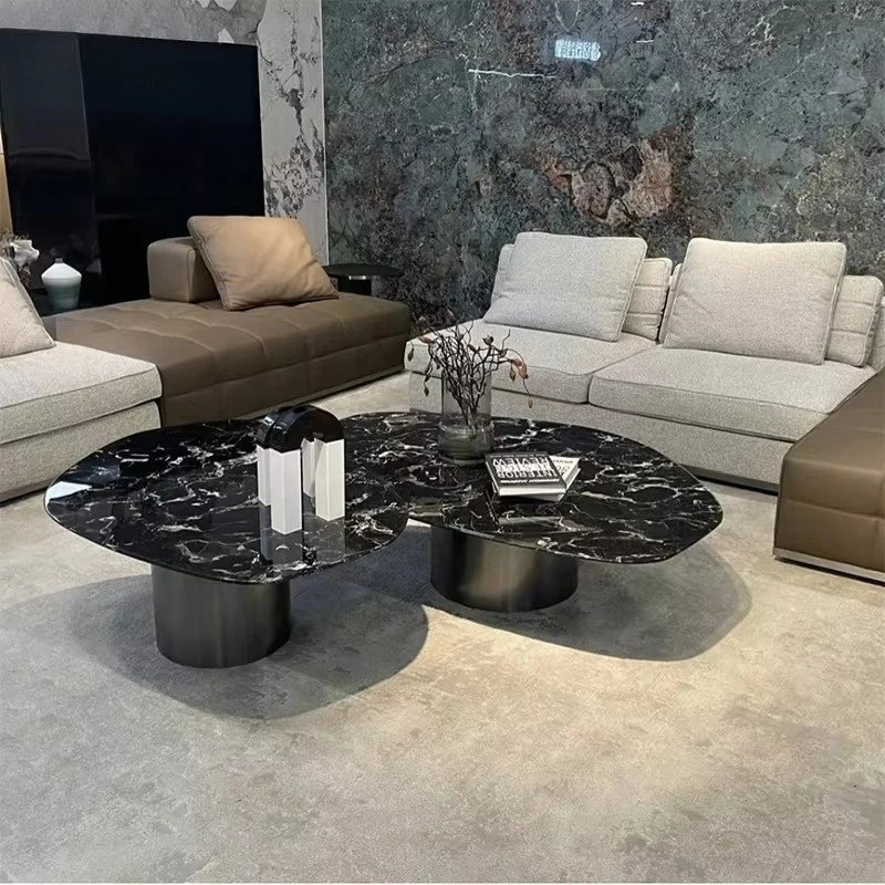 Group Wholesale Price Modern Marble Luxury Home Furniture Living Room Furniture Coffee Table Set