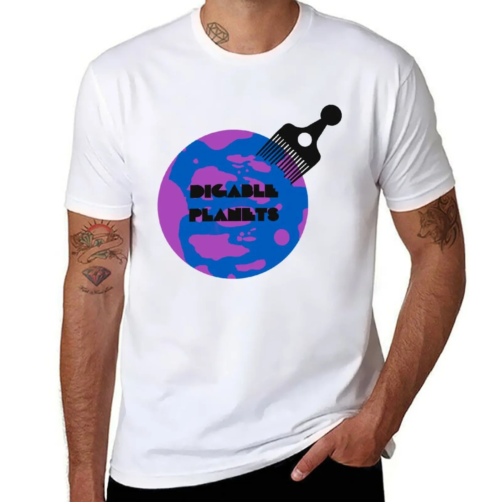 

The Digable Planet T-Shirt funny t shirts dark humor cotton t shirts man 100% T-Shirt