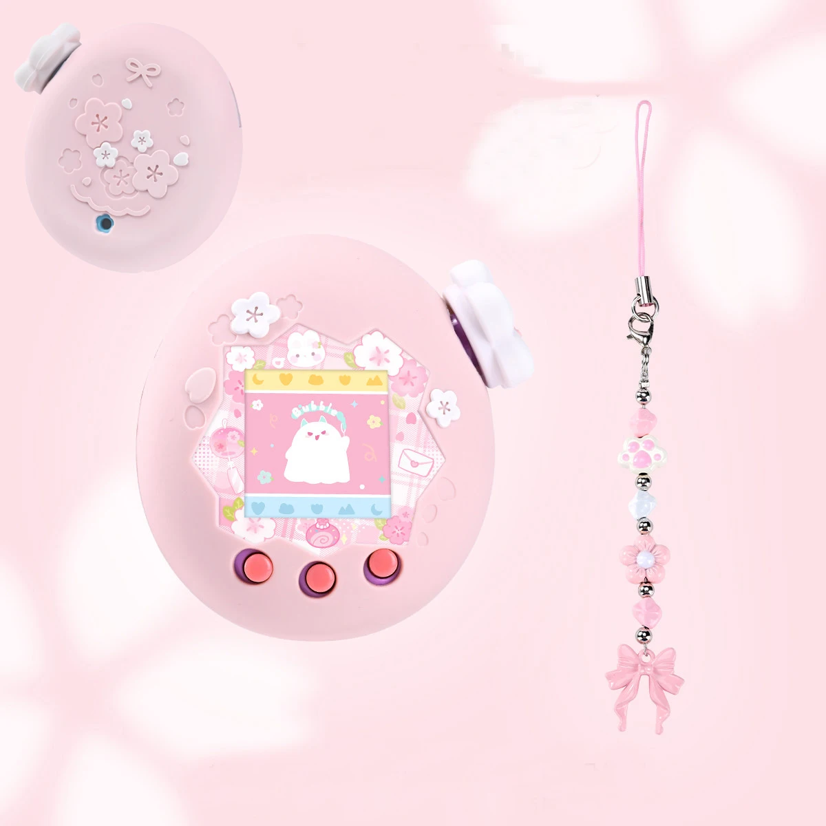 adesivo-protetor-de-silicone-macio-sakura-para-tamagotchi-paradise-capa-protetora-tampa-de-botao-e-acessorios