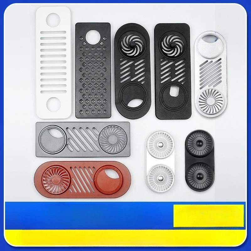 Desk breathable net heat dissipation strip, host box breathable plastic rectangular ventilation  heat dissipation decorative