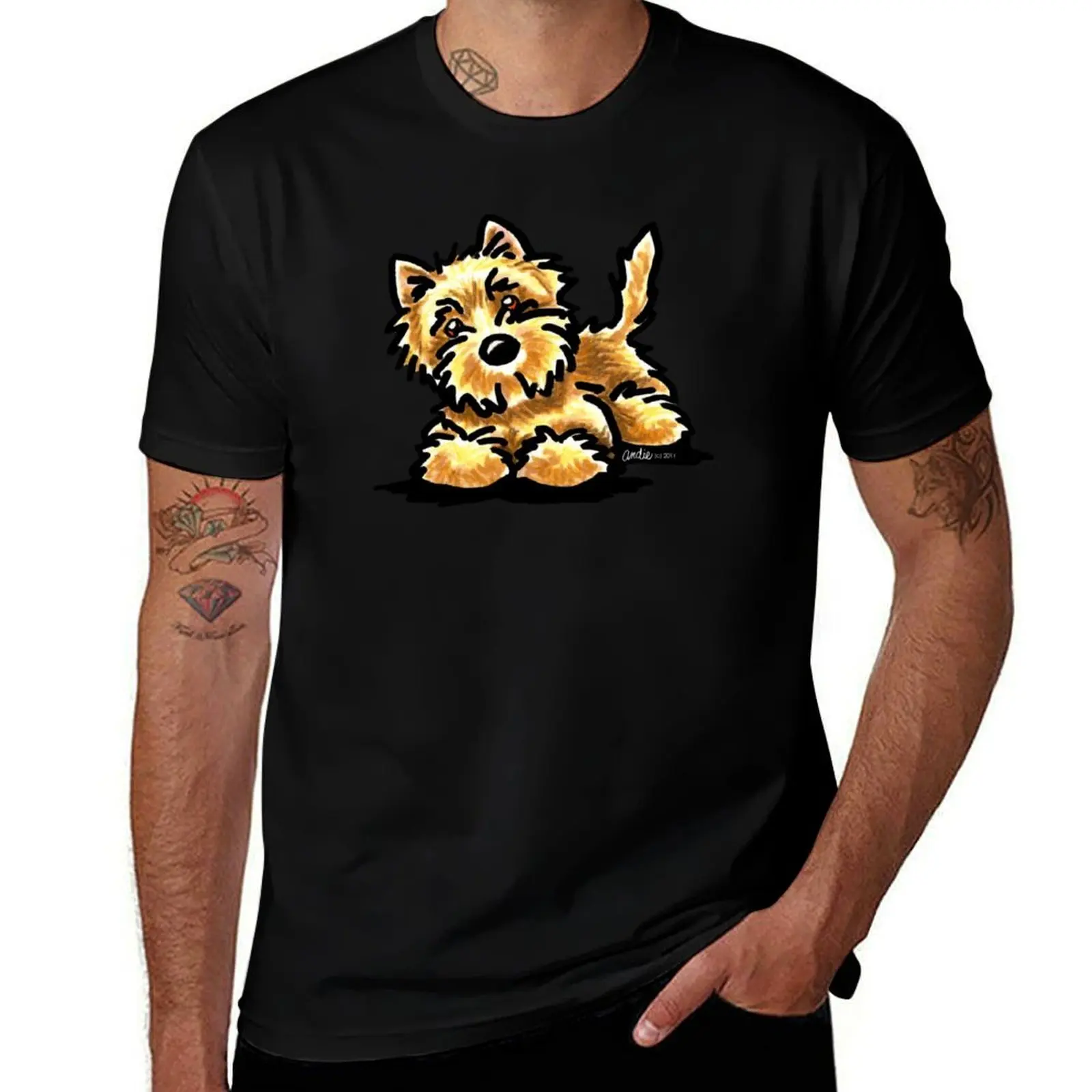 Wheaten Cairn Terrier T-Shirt Moisture Wicking Quick Dry Tee T-Shirt