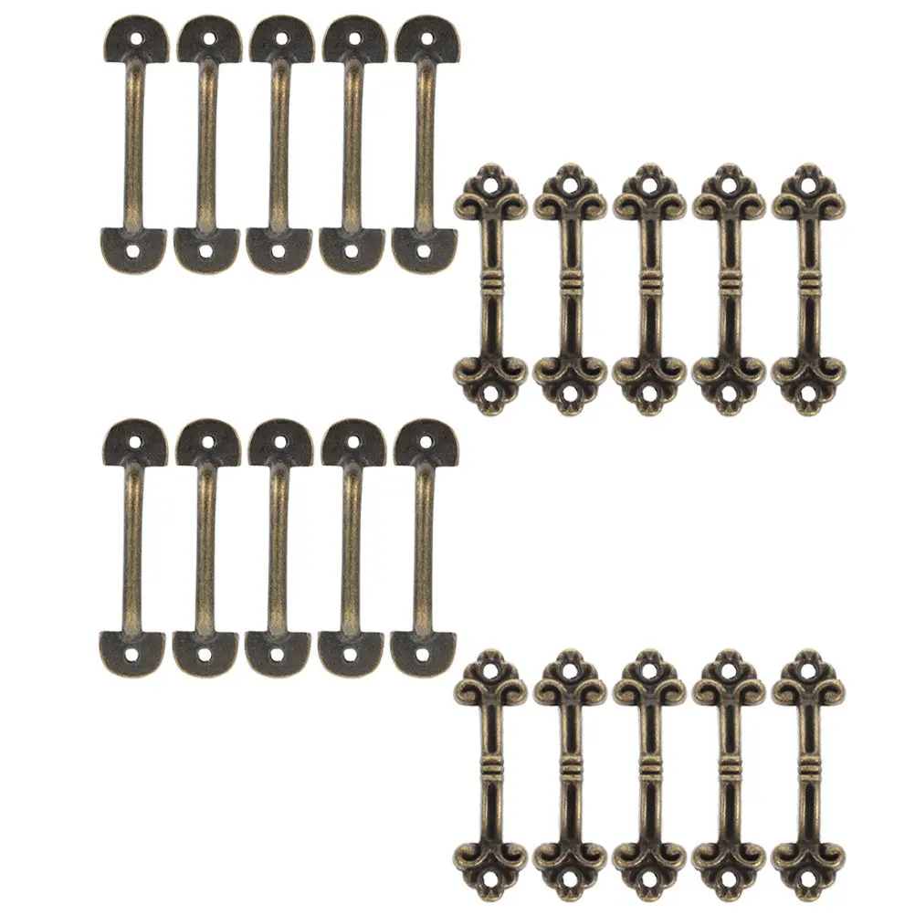 1Set Delicate Pull Handles Premium Zinc Alloy Cabinet Knobs for Dresser Cupboard Drawer Front Door Stylish Modern Hardware