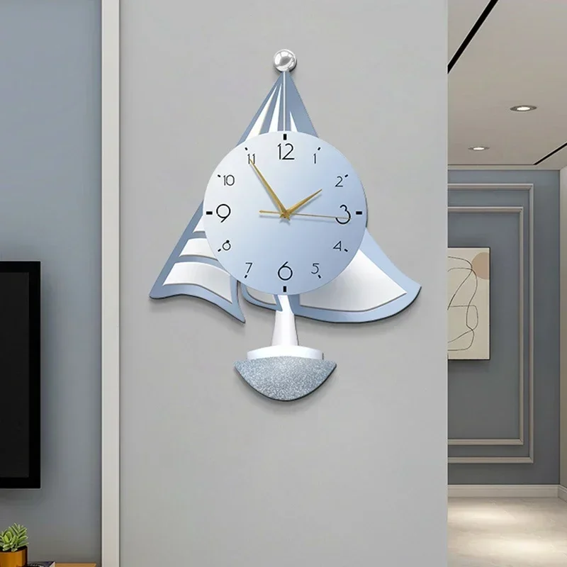 Fashion Minimalist Wall Clocks Restaurant Nordic Bedrooms Digital Aesthetic Wall Watch Luxury Interior Horloge Home Decoration