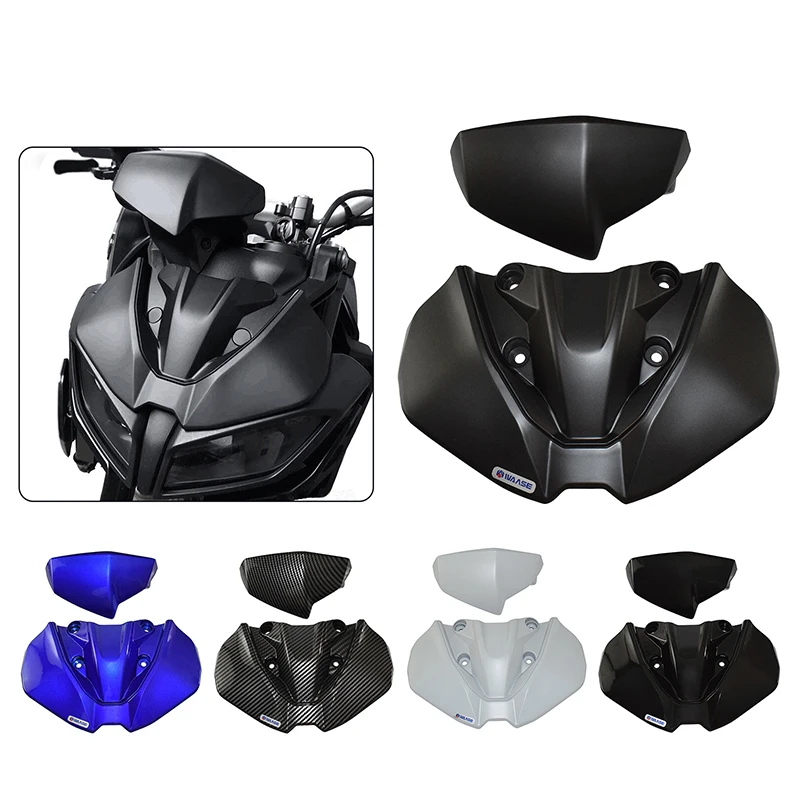 

WAASE Front Windscreen Windshield Wind Deflector Screen Spoiler Fairing Cover For Yamaha MT-09 MT09 SP V2 2018 2019 2020