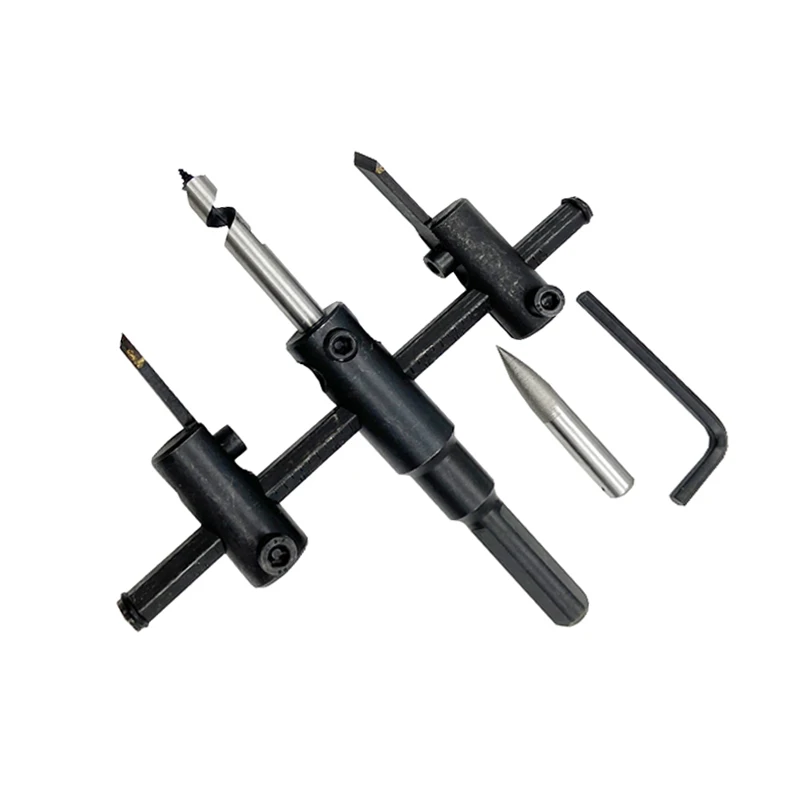 30/40MM-120/200/300MM Adjustable Wood Drywall Circle Hole Drill Cutter Bit DIY Tool Black or Sliver Alloy Blade