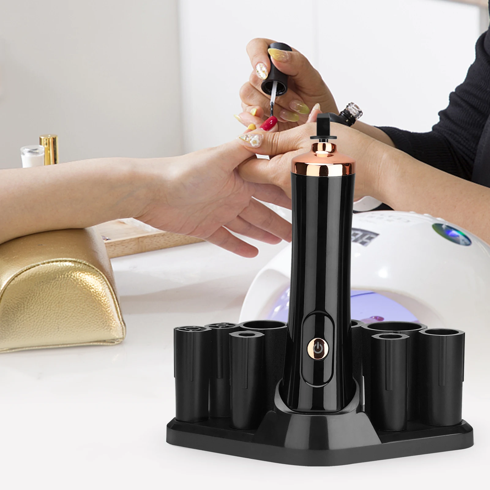 1 Set Eyelash Glue Shaker Electric Wake-up Tools for Nail Polish Tattoo Ink Liquid Shaking Machine Eyelash Glue Makeup Device