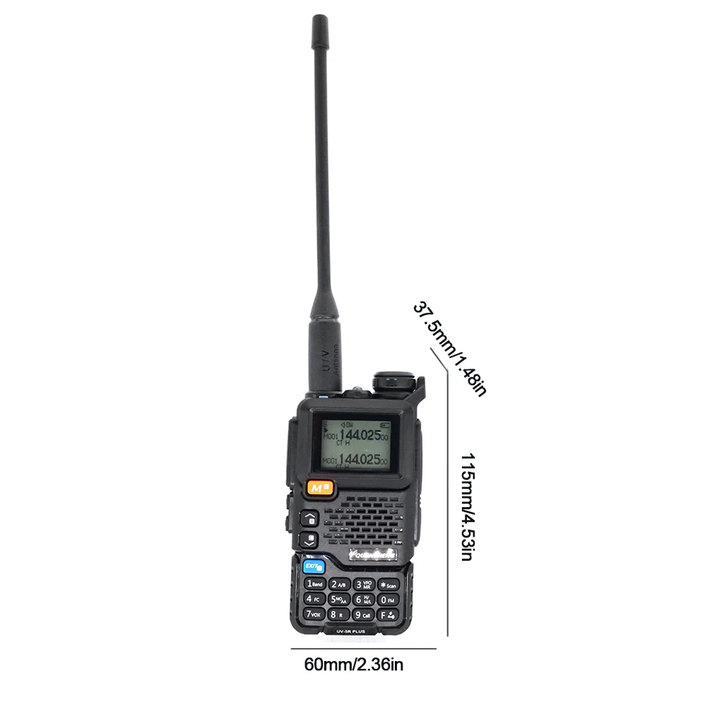 UV-5R Plus Walkie Talkie 5W Uhf/Vhf/Am/Fm 430-440Mhz Multi-Band Lange Afstand Tweeweg Ham Radio 'S Transceiver Voor Jacht Hotel