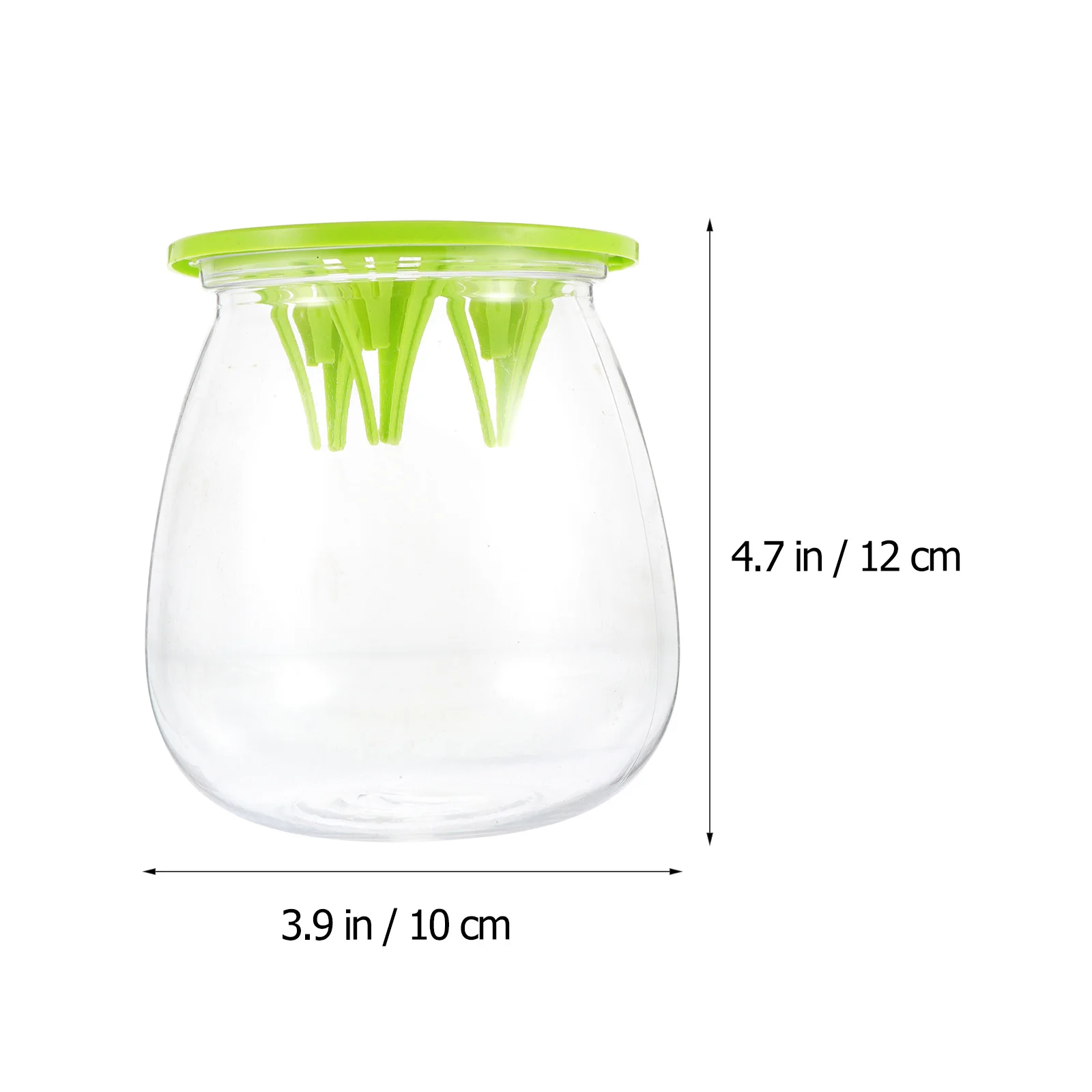 

5 шт. гидропонная ваза для цветов, прозрачный контейнер для цветочной композиции, пластиковый горшок для растений для свадебной вечеринки, садовый декор