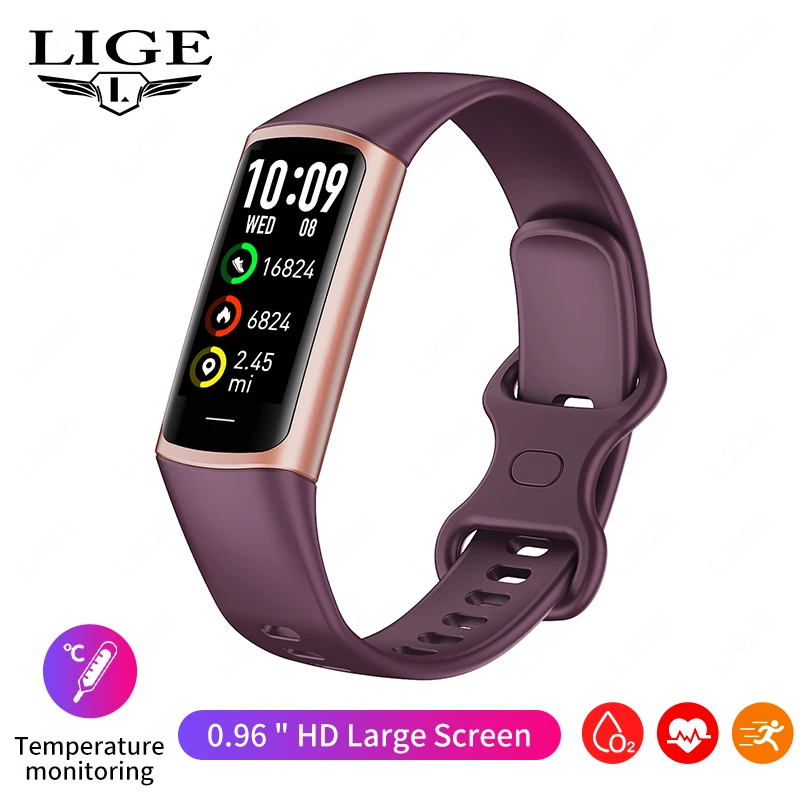 2026 Sport Smart Armband Fitness Tracker Gesundheitsmonitor für Frauen Leichtes Wasserdichtes Herren Smartwatch für Android iOS