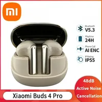 Xiaomi Buds 4 Pro Wireless Headphone Bluetooth 5.3 TWS Active Noise Cancelling HiFi Earphone 38 Hours Battery Life With Mic