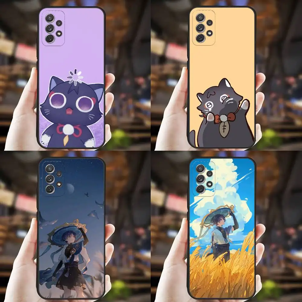 

Scaramouche Genshin Impact Phone Case For Samsung S25,S24,S21,S22,S23,S30,Ultra,S20,Plus,Fe,Lite,Note,10,9,5G Black Cover