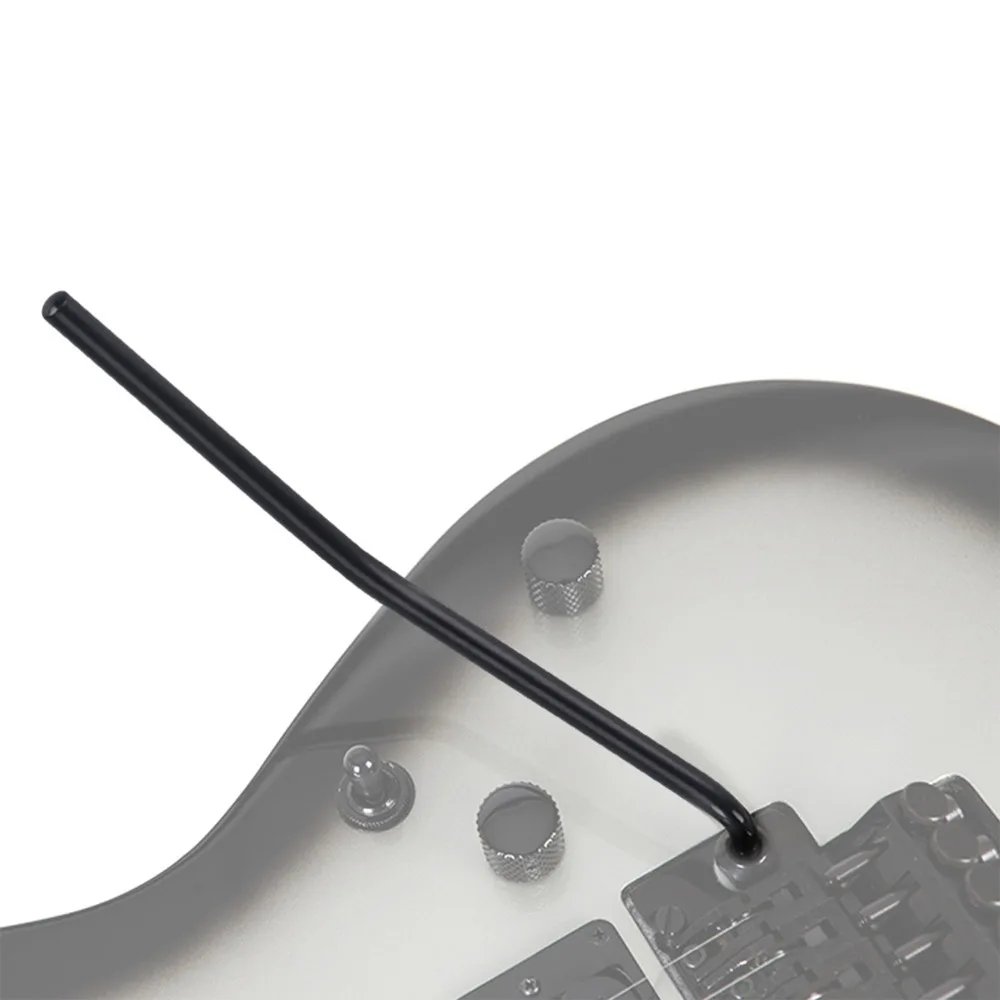 Durable Direct Insertion Tremolo Arm Metal 6mm/0.24in Diameter Whammy Bar Black Guitar Bridge Bar Electric Guitar