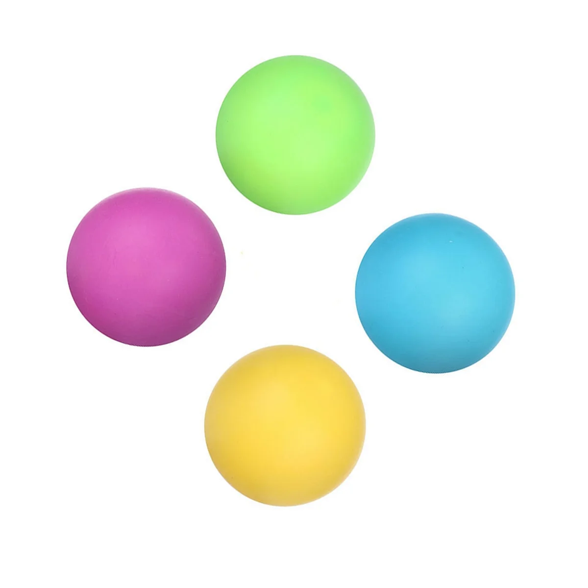 Stress Relief Color Changing Balls Soft Rubber Squeeze Color Changing Slow Bouncing Balls Kneading Toys