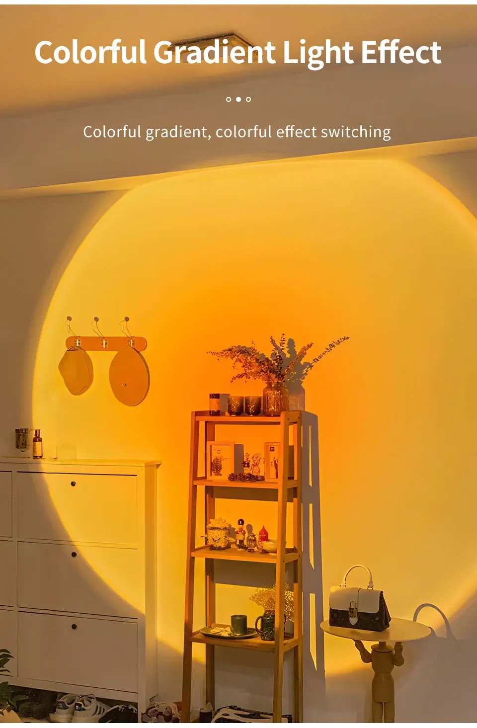 Motion Sensor Night Light 7 Color Change LED Wireless Wall Lamp Magnetic Rechargeable Spotlight For Bathroom Bedroom_maomaolike.com