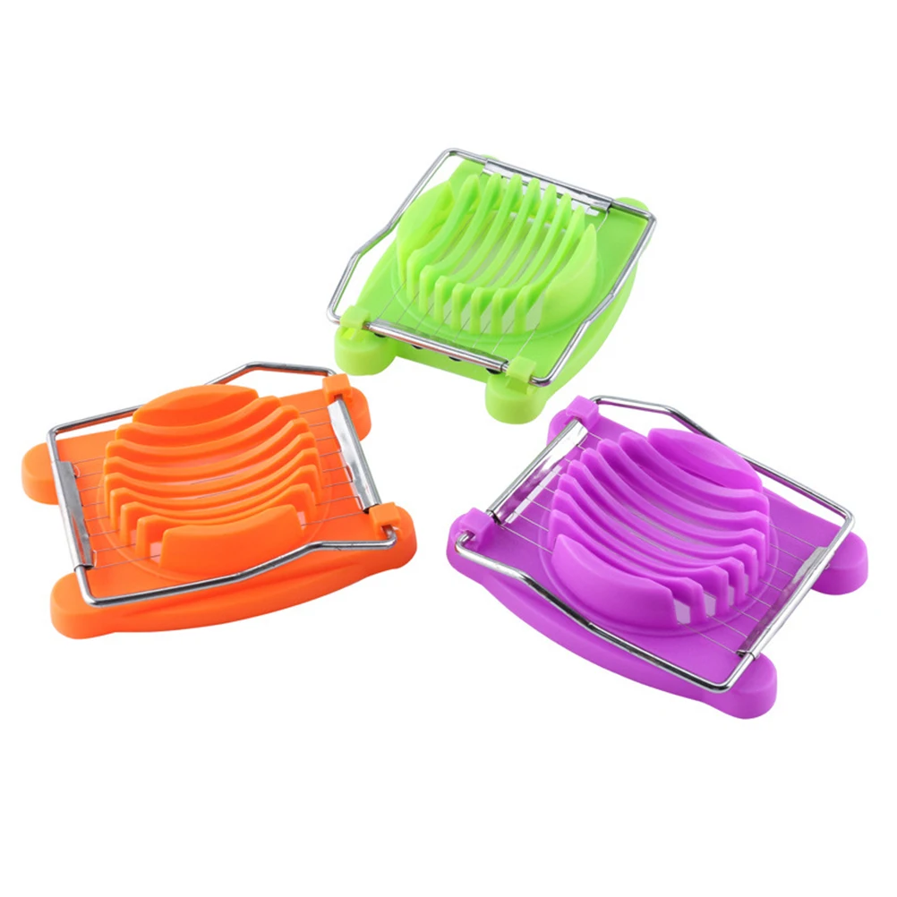 

Egg Slicer Kitchen Tool for Boiled Preserved Eggs Mushrooms Cheese Stainless Steel Plastic Easy Use Clean