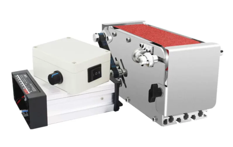 75mm Multi-Function Bench Water Grinder Sander Electric Belt Sander Polisher Grinding Sharpening Machine for Metal Knife Tools