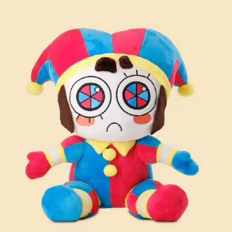 The Amazing Digital Circus Pomni Anime Cartoon Doll  Plush Clown Toy Pomni Plush Dolls Jax Soft Stuffed Plushie Christmas Gifts