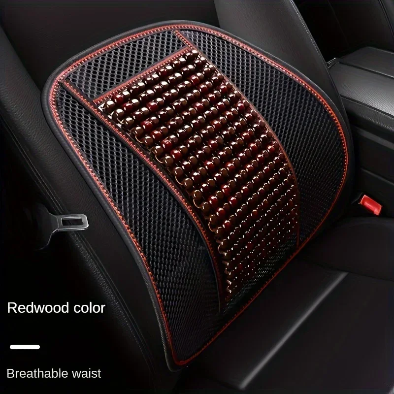 Summer Car Seat Cushion Eco-friendly Camphor Wood Beads Full Set Automotive Waterproof Universal Car Seat Covers