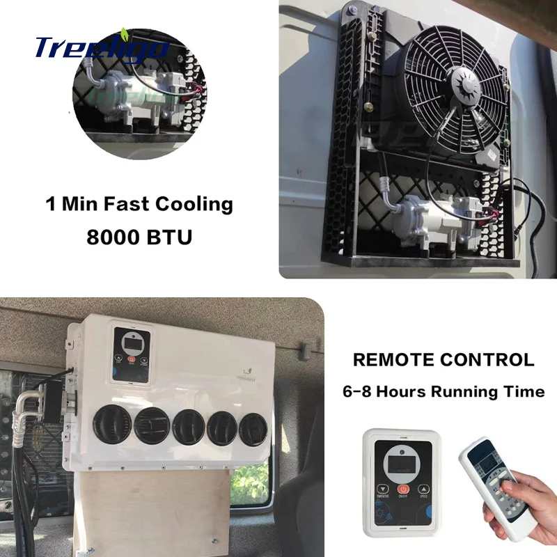 

12 Вольт без холостого хода, полугрузовик APU, системы кондиционера для спальной кабины для парковки грузовиков