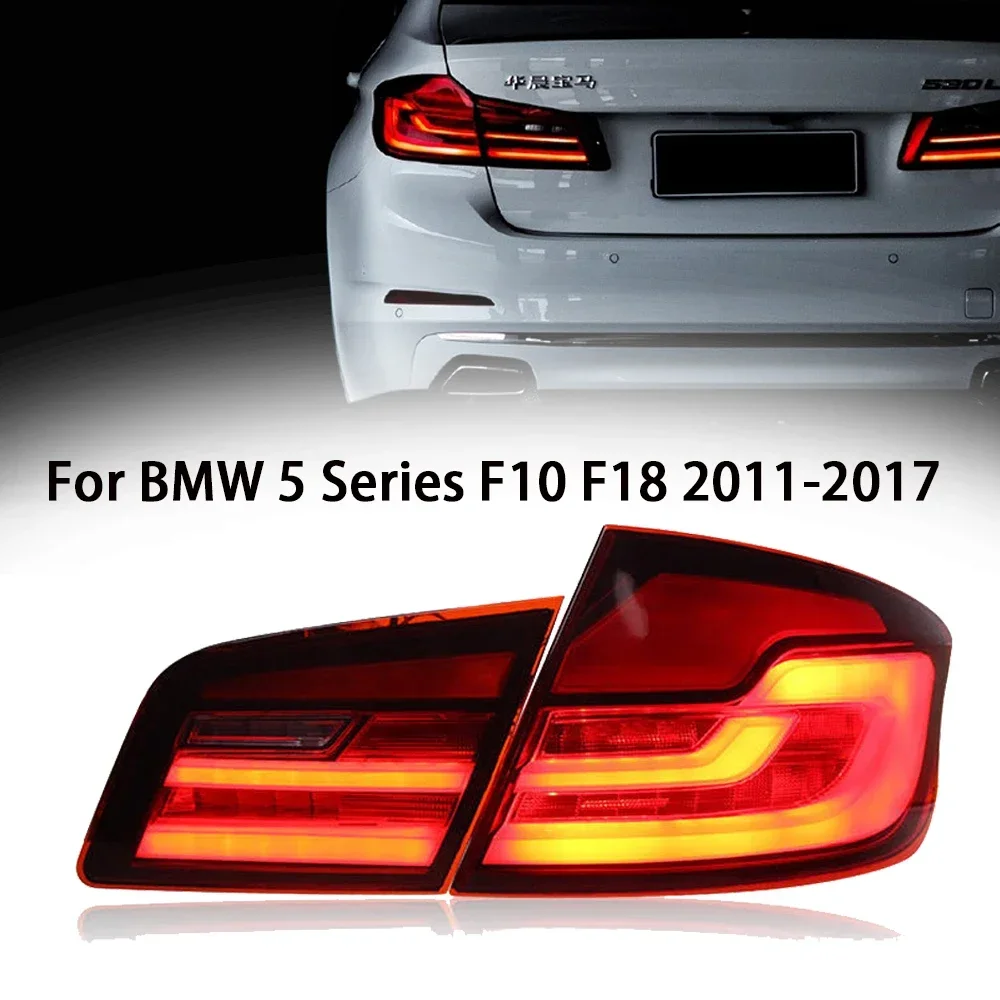 

Car Lights For BMW 5 Series F18 F10 520 525 530 2010-2017 LED Taillight Assembly Upgrade Bifocal Lens DRL Tail Lamp Accessories