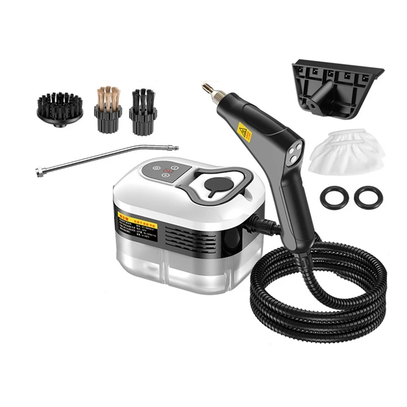 Portable Steam Cleaning Machine 1500W High Pressure Steamer Temperature Disinfect Pressure Jet Washer Machine US Plug B