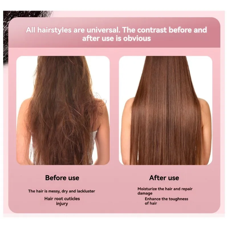 【EXCLUSIVE】Portable Wireless Hair Straightener And Curler 2-In-1, USB Charging, 3 Temperature Settings