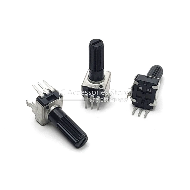 

10PCS 09 Type RV09 Straight Foot Vertical Seal B103 10K 0932 Volume Potentiometer Handle Length 18MM