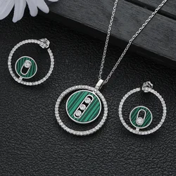 High quality  Geometric beaded necklace and earrings jewelry Set  for men Women jewelry set lady Christma gifts charms wedding