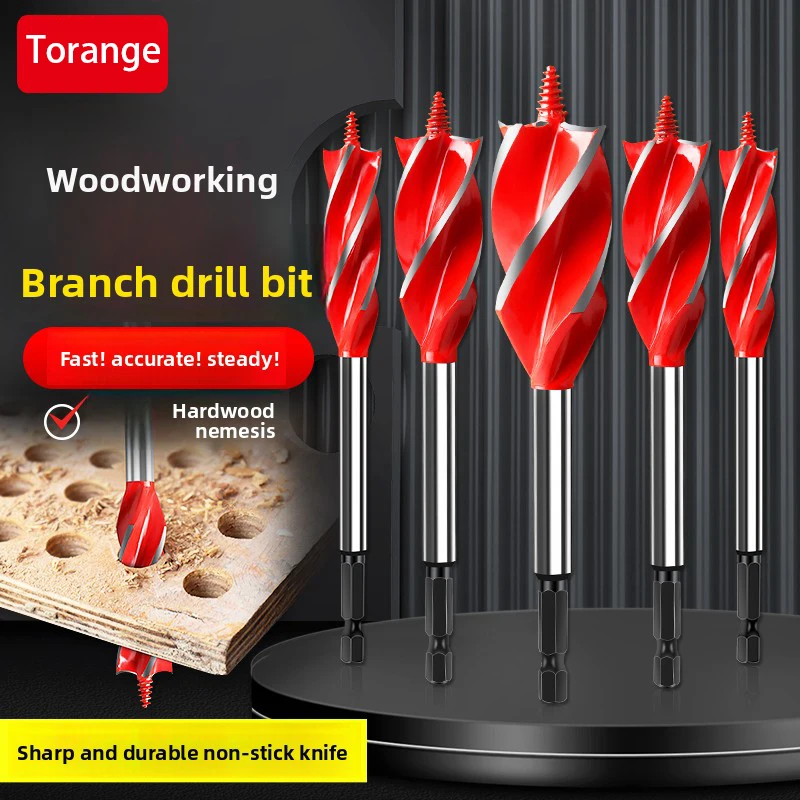 

Lengthened Woodworking Drill Roller Electric Wrench Special round Hole Punch for Fried Dough Twists Wood Hole Punching Tool