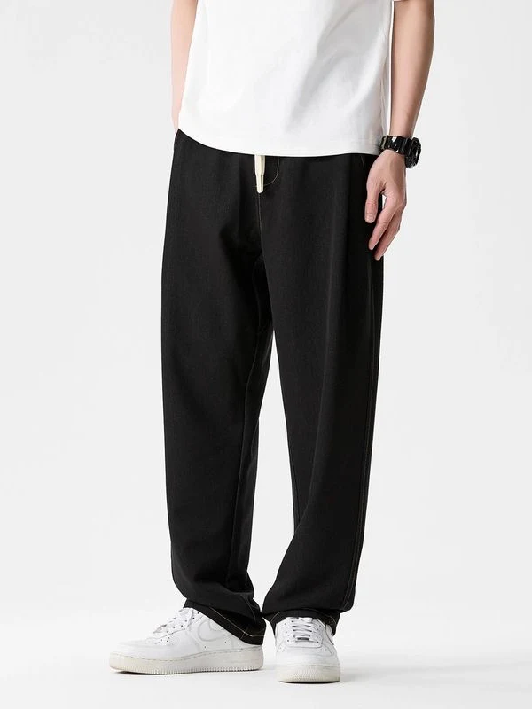 

American Retro Straight Leg Casual Pants Men's Loose Wide Leg Pants Versatile Slimming Long Pants Spring 2025 New Sle