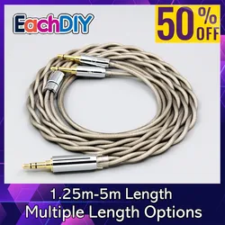 Type6 756 core 7n Litz OCC Silver Plated Earphone Cable For Hifiman Sundara Ananda HE1000se V2 V3 HE6se he400se he35x LN007842