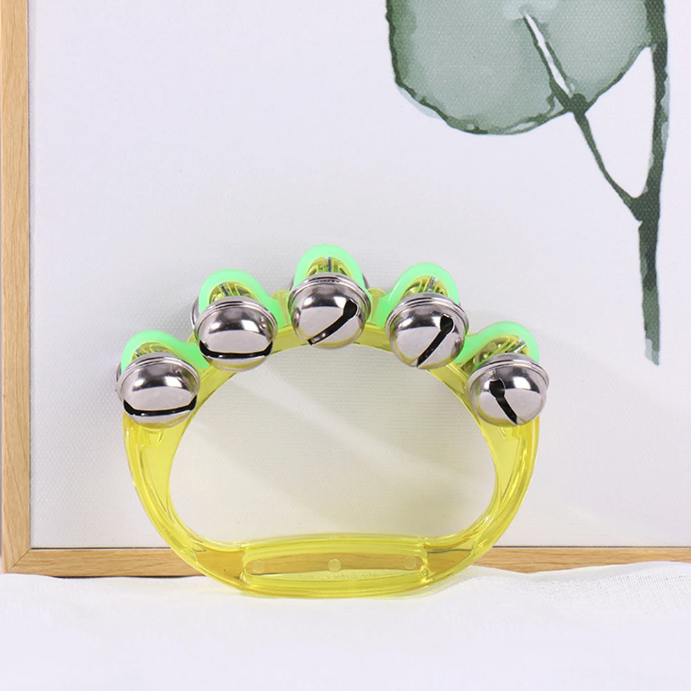 أجراس شفافة قرع اليد ، جلجل حشرجة مزلقة ، Handbell ، آلة موسيقية ، ألعاب تعليمية ، Orff Handbell ، 10 #3