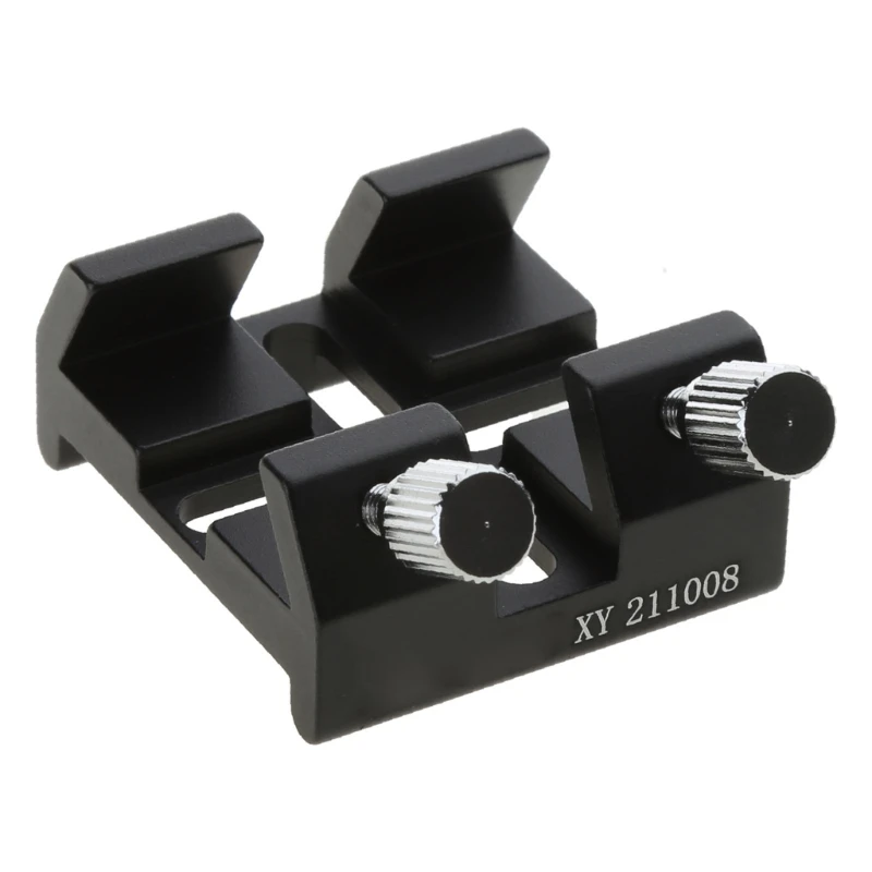 Upgraded Universal Dovetail Base Telescope Mount Dovetail Clamp with Two Thumbscrews Simple Installation Heavy Duty