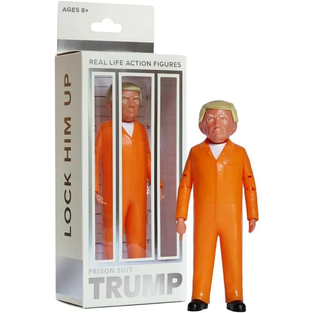 Prison Trump's Real-life Political Action Figures, Collectible Character Models, Prank Gifts, Fun Ideas, and Souvenirs