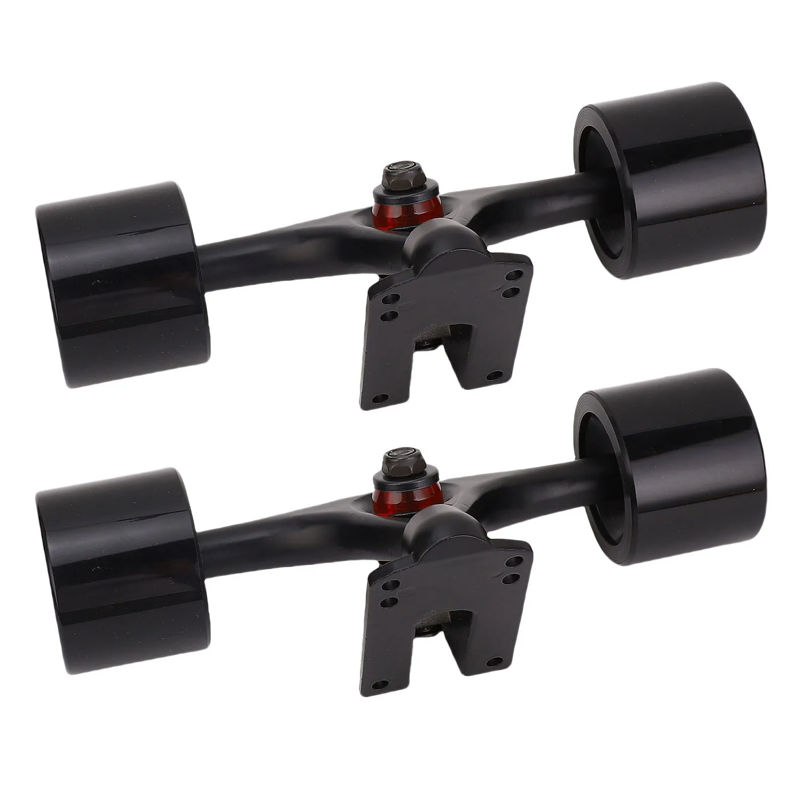 

7 Inch Skateboard Trucks with Wheels 65x51mm Longboard Trucks Wheels Combo Set Aluminum Alloy Skateboard Trucks with Wheels