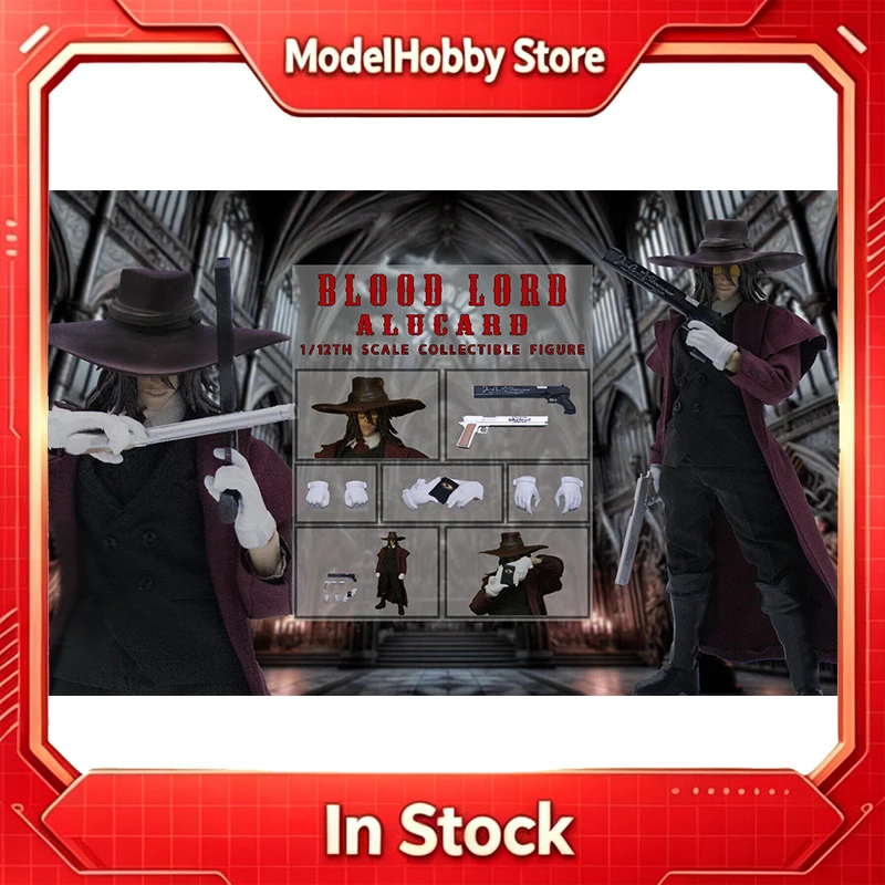 

Joy Man Toys JM007 Blood Lord Alucard 1/12 Scale Action Figure Full Articulated Collectible Model Toy Gift for Hobbyist in Stock