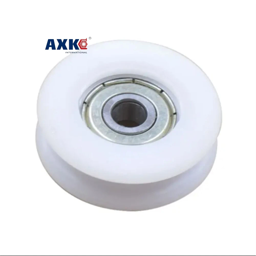 10Pieces Plastic Coated Nylon Pulley Bearing With V / U Groove High Quality 0632UU 6 * 32 * 10mm Embedded Bearing BU0632