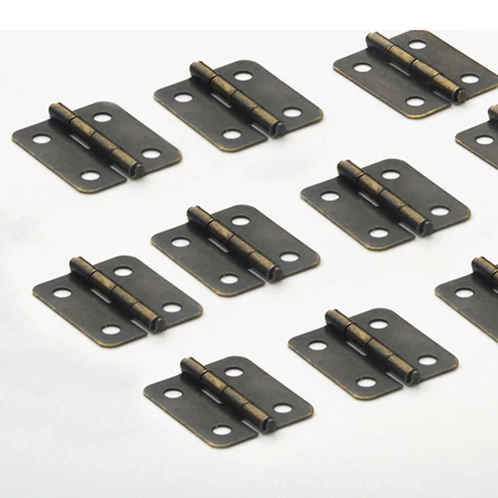 

20pcs Stainless Steel Self Closing Spring Hinges for Jewel Cases Boxes Automatic Smooth Mute Hardware Accessories Durable Use