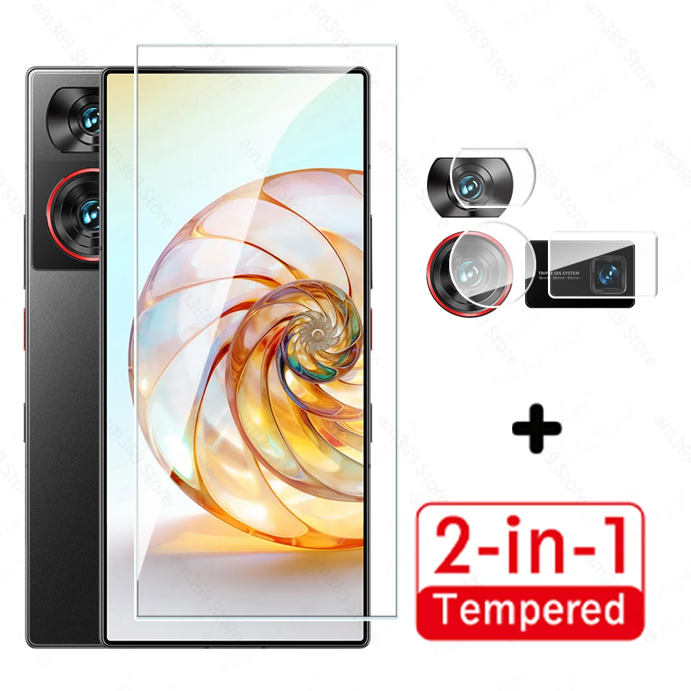 

Закаленное стекло 2 в 1 для ZTE nubia Z60 Ultra 5G NubiaZ60 Z 60 60Z Ultra Z60Ultra 2023 6,8 дюйма прозрачная пленка