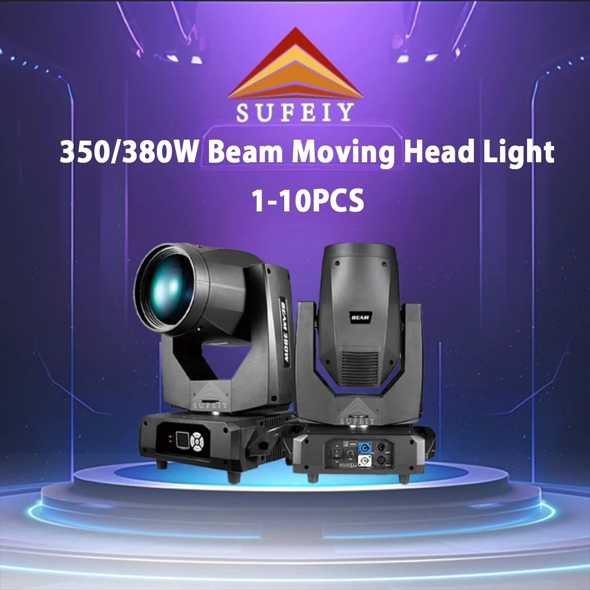 

Sufeiy NO Tax 1-10Pcs 350/380W Moving Head Light & Beam 350W Stage Disco Lights Power Dj Effect With Flycase Option
