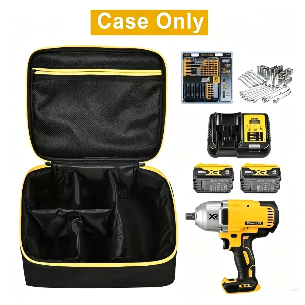 

Multi functional tool storage bag, travel toolbox suitable for storing drills/screwdrivers/angle grinders/accessories/batteries