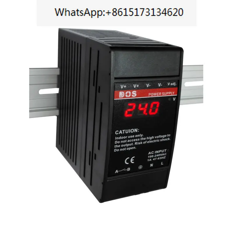 24V3A and 5V3A dual output rail type switching power supply 100W with voltage digital display function