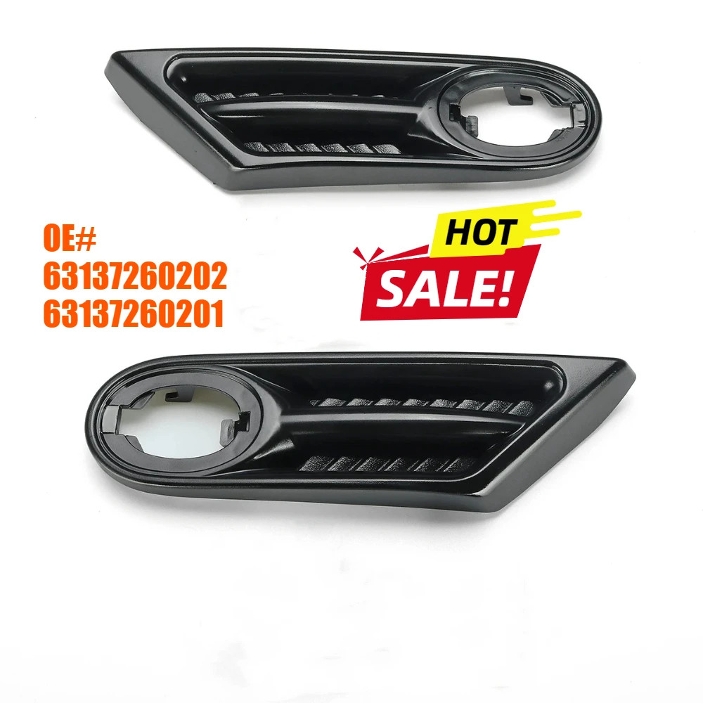 

Pair LED Side Marker Light Housing Cover (without bulb) For BMW MINI COOPER R56 R57 Side Repeater Indicator Lights 63137260202